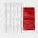 A set of clamps for wires, self -adhesive, 20 pcs, white color