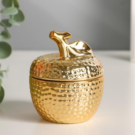 Coramics Coramics "Golden Apple" 8.5x7x7 cm