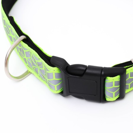 Collar with reflective ornament, 55 x 2.5 cm, light green-2