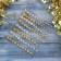Christmas tree decoration "twisted icicles" (set 8 pcs) 12 cm, silver gold