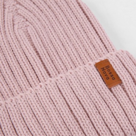 Hat for girls, size 54-56 cm, powder color-3