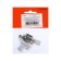 Furniture lock for glass doors, 1 st., Color chrome