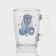 New Year's glass coffee mug "Mystical snakes", 300 ml, mix