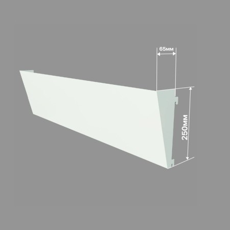Frisis "Optima" 900 mm, white color-1
