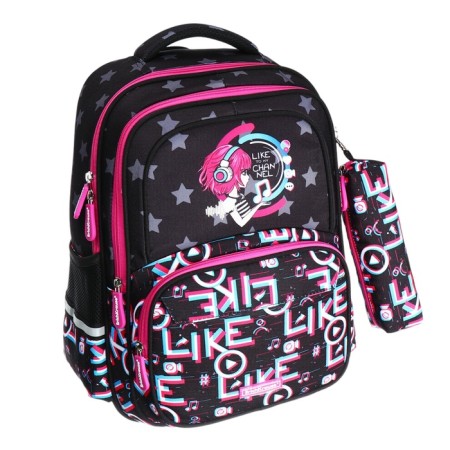 School backpack by Ergon. Spin Erich Krause Schoolline 20l 42*31*14.5 Top Blogger + Penal-1