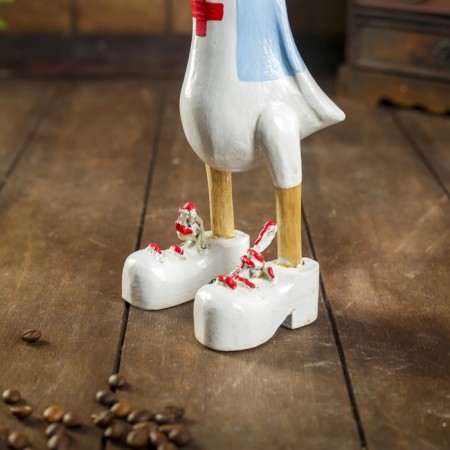 Souvenir "Duck nurse" wood 13x9x27 cm-5