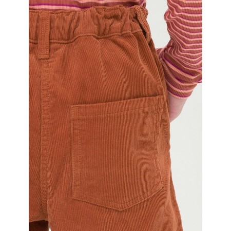 Pants for girls, height 146 cm, brown color-4