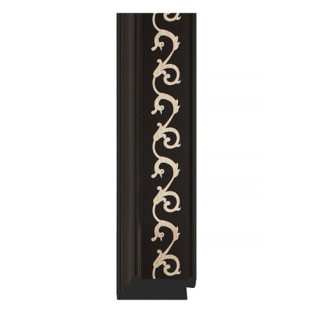 Mirror in the baguette frame, black Ardeko 81 mm, 54x74 cm-2