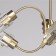 Olympia chandelier, size 65x32.5x65 cm, 240W 6xe14