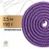 Crap for rhythmic gymnastics Grace Dance, 2.5 m, purple color