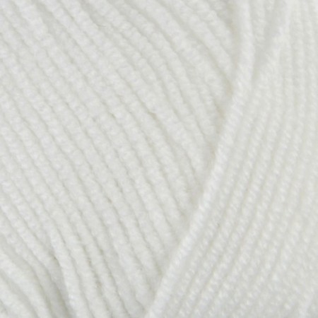 Yarn "Superlana Klasik" 25% wool, 75% acrylic 280m/100g (55 white)