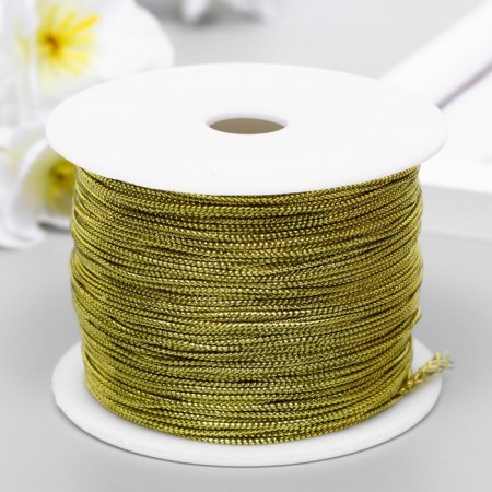 Lurers cord 1 mm, 95 m, gold-1