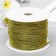 Lurers cord 1 mm, 95 m, gold