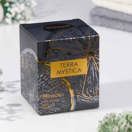 Aromatic candle "Breesal, Terra Mystica", orange, pear, berries-2