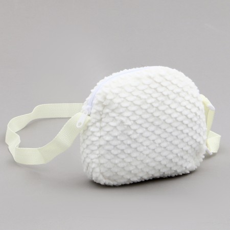 Children's bag "Bunny with a bow", 20 cm, white color-1