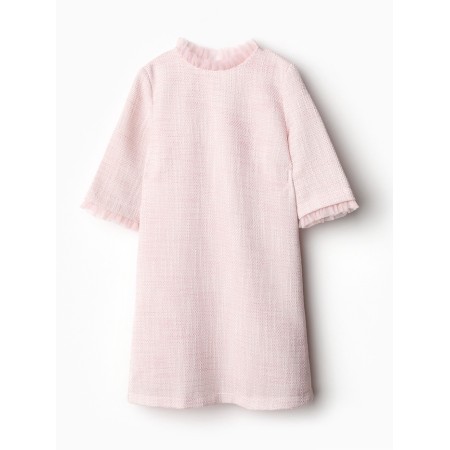 Платье для девочки MINAKU: PartyDress, цвет розовый, рост 134 см-8