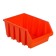 Metizov tray No. 4, 350x235x155 mm, orange