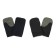 Supported mittens, diagonal, insulation: double vatin, mix, greengo