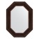 Mirror in the baguette frame, dark Provence 99 mm, 59x79 cm