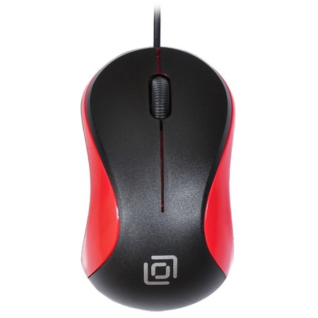 Mouse call 115s black/red optical (1200DPI) USB for laptop (3but)