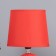Pobeo desktop lamp 1x40W E14 red 14.5x14.5x24cm
