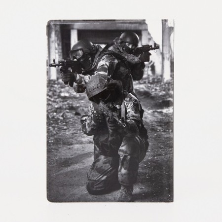 Cover for passport, black color-1
