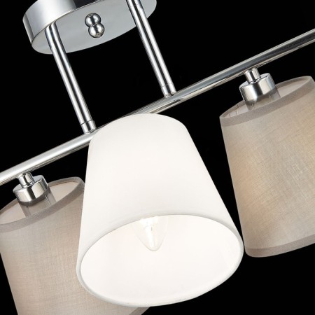 Ceiling EVOLUCE lamp. Sle300402-05. Prato. 5x40 watts, E14, 60x25x31.5 cm, chromium color-6