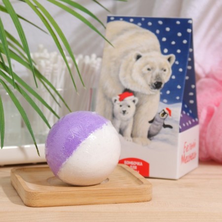 Baby for the bathtub "White Bear", 120 g-1