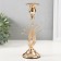 Summary metal per 1 candle "Golden section" d = 2-6 cm 8x8x23 cm