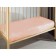 Children's sheet, size 60x120x20 cm, peach color