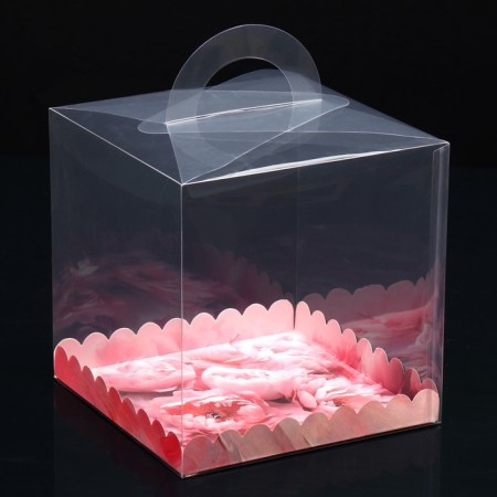 Confectionery box, chest, packaging, "petals of happiness", 20 x 20 x 20 cm