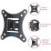 Kromax Vega-6 bracket, tilted, 15-32 ", up to 20 kg, 30 mm from the wall, black