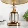 Highlight lamp with "Crystal" 1x40W E27 Gold 26x26x39 cm Risalux