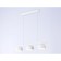 Suspended lamp with a replaceable lamp Ambrella Light, Techno, TN71032, GX53, white color