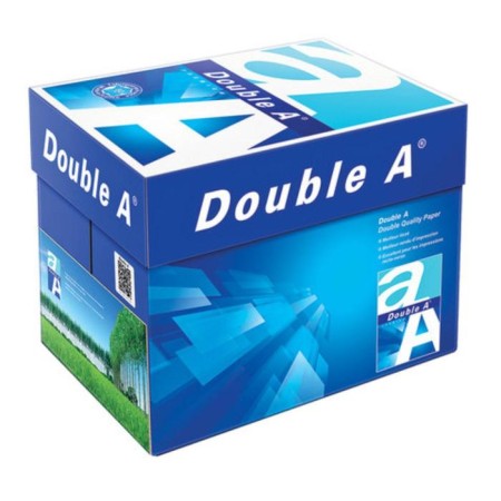 A4 500 L, DOBLE A, 80 g/m2, whiteness 163% CIE, class A+-2