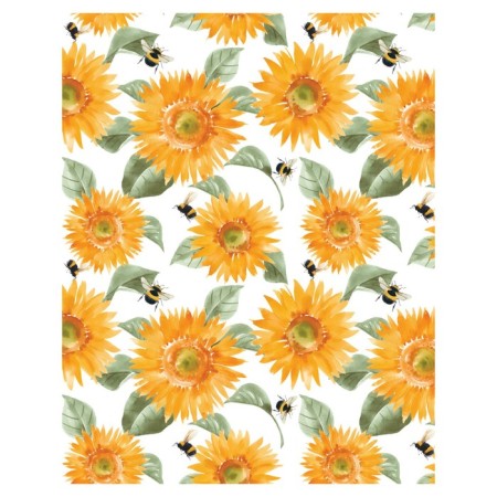 Pillow Golk "Sunflower and bumblebee, decorative, size 16x45 cm-1