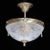 Aphrodite chandelier, 3x60W E14, antique bronze
