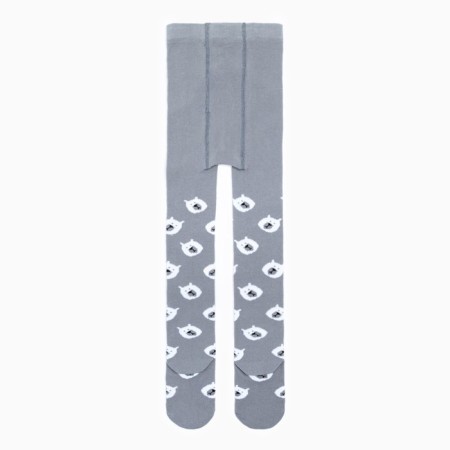 Pantyhose children's kaftan "bears" 92-98 cm, gray-2