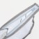 Lightning cosmetic bag, gray/transparent color