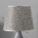 Table lamp with lampshade Risalux "Madelin", E14, 40 W, Gray, 18 × 18 × 33.5 cm