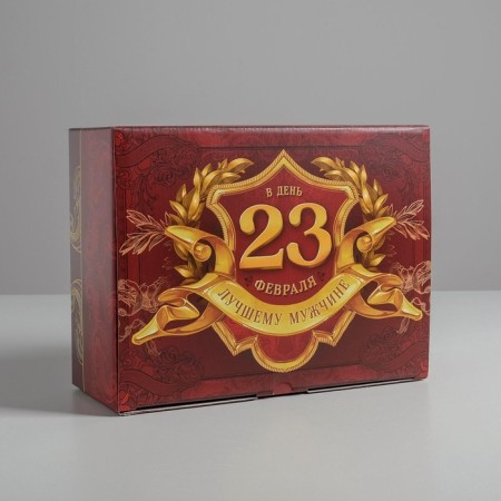 Box Gift team, packaging, “February 23”, 30 x 23 x 12 cm-1