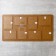 Photo frame of HDF in 8 photos 10x15 cm (plastic screen)