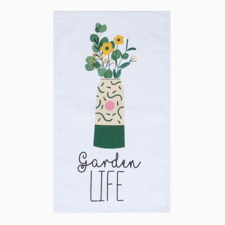 Набор полотенец кух. "Доляна" Garden life 35х60см-4шт, 100% хл-1
