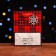 Laminated "red quarterdrate" package 11.5 x 14.5 x 6 cm