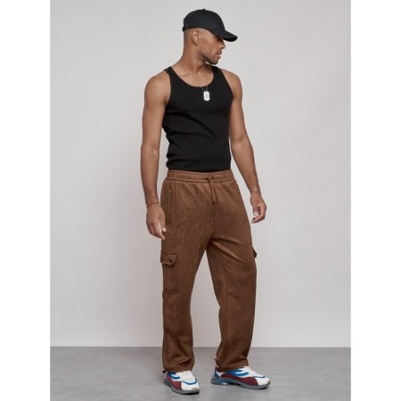 Sports pants, size 52, brown color-11