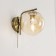 Sconces Citilux "Tommy" CL102313, 15x20 cm, 1x40W, E14, brown color