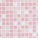 PVC mosaic panel pink 957x482 mm