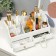Casket Wood for Jewelry and Cosmetics 2 Boxes White 35x16.5x17 cm