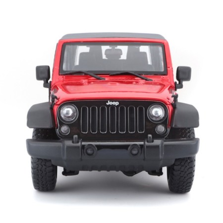 MASTO DIE-CAST 2014 Jeep Wrangler, opening doors, 1:18, yellow color-2