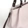 Women's bag-bag with zipper, gray color